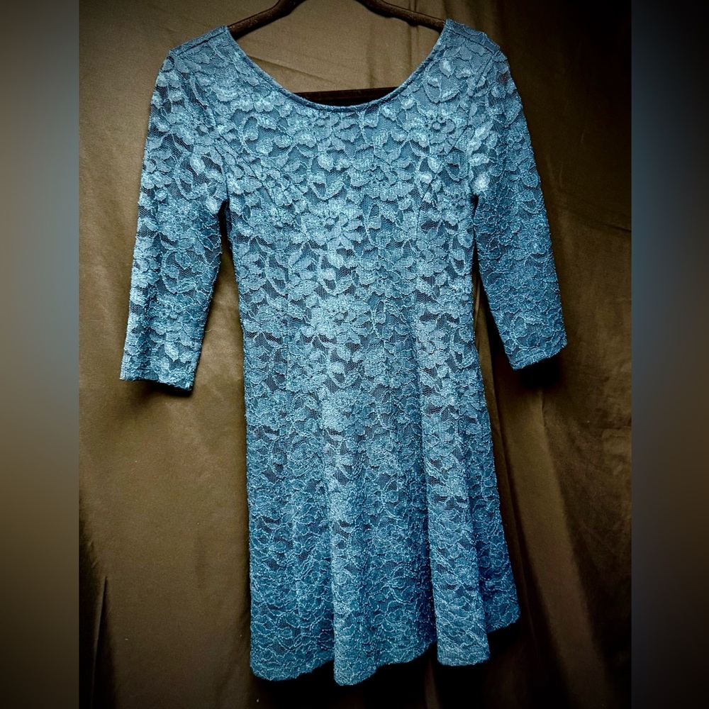 Lush Lace Long Sleeve Dress